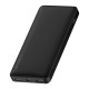 Baseus Bipow Overseas Edition Power Bank 10000mAh 15W με 2 USB-A, USB-C Μαύρο PPBD050001