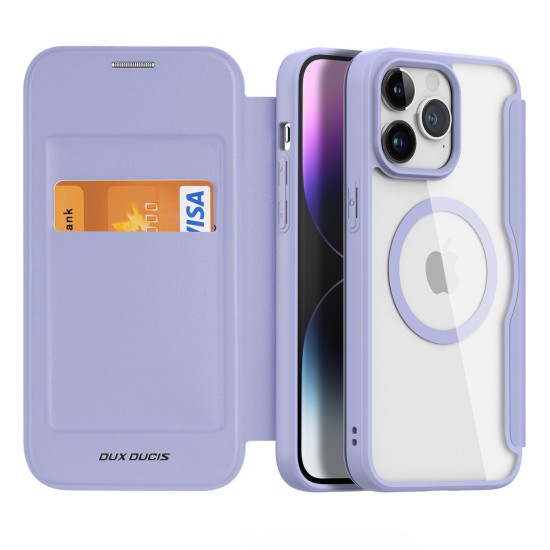 Skin X Pro Book Μωβ (iPhone 15 Pro Max)