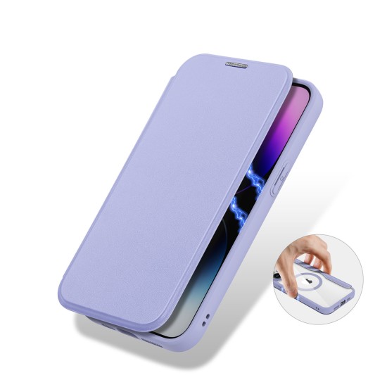 Skin X Pro Book Μωβ (iPhone 15 Pro Max)