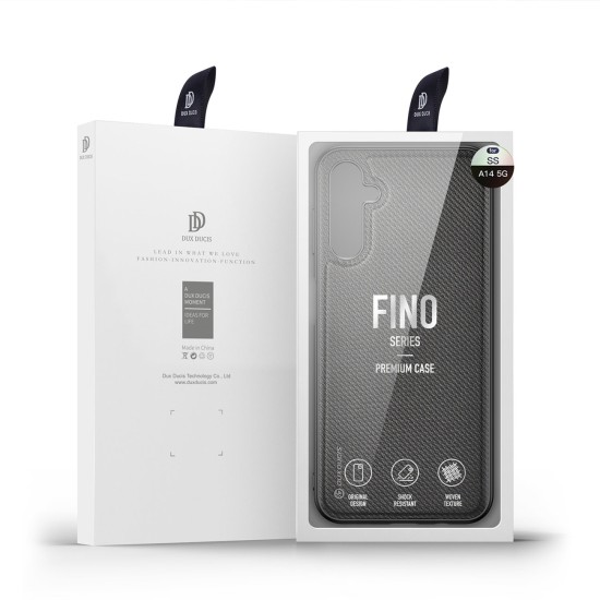 Dux Ducis Fino case Samsung Galaxy A14 5G cover with silicone frame black Dux Ducis Fino case Samsung Galaxy A14 5G cover with silicone frame black