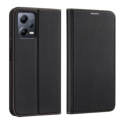 Dux Ducis Skin X2 Wallet Δερματίνης Μαύρο (Redmi Note 12 5G / Poco X5 5G)