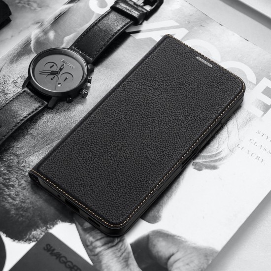 Dux Ducis Skin X2 Wallet Δερματίνης Μαύρο (Redmi Note 12 5G / Poco X5 5G)
