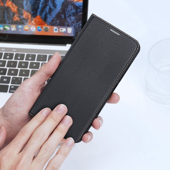 Dux Ducis Skin X2 Wallet Δερματίνης Μαύρο (Redmi Note 12 5G / Poco X5 5G)
