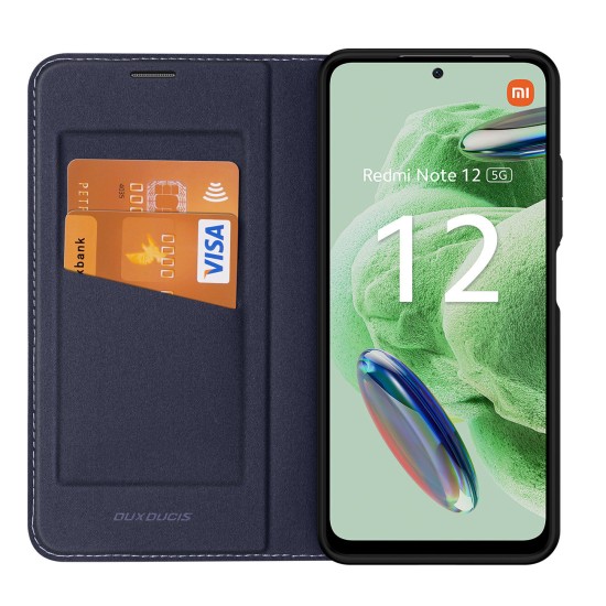 Dux Ducis Skin X2 Wallet Δερματίνης Μπλε (Redmi Note 12 5G / Poco X5 5G)