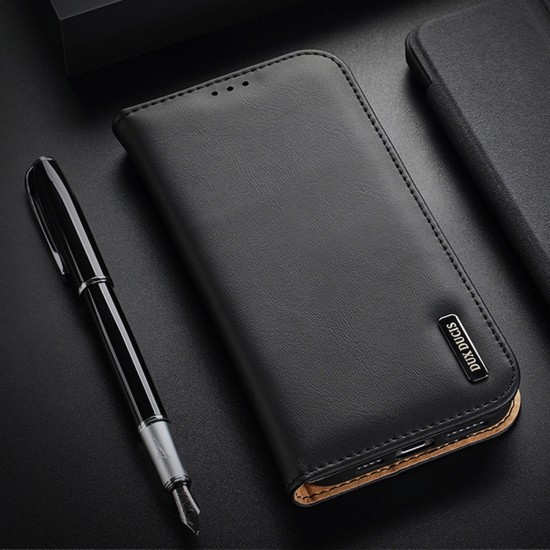 Dux Ducis Hivo Leather Flip Cover Genuine Leather Wallet  iPhone 14 Plus Brown