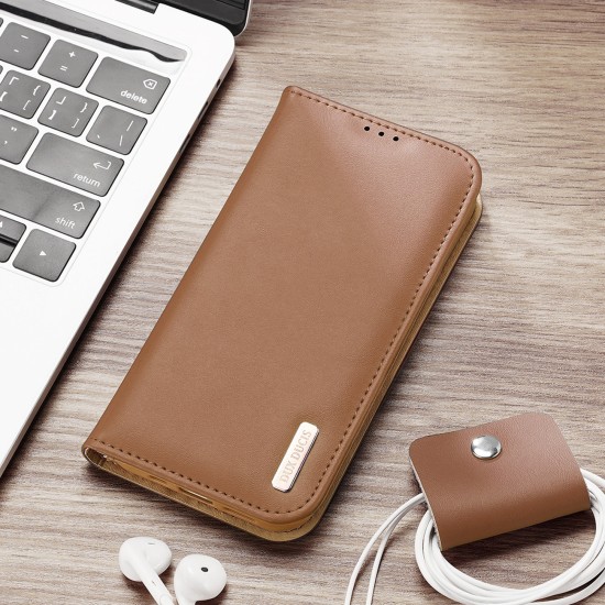Dux Ducis Hivo Leather Flip Cover Genuine Leather Wallet  iPhone 14 Plus Red