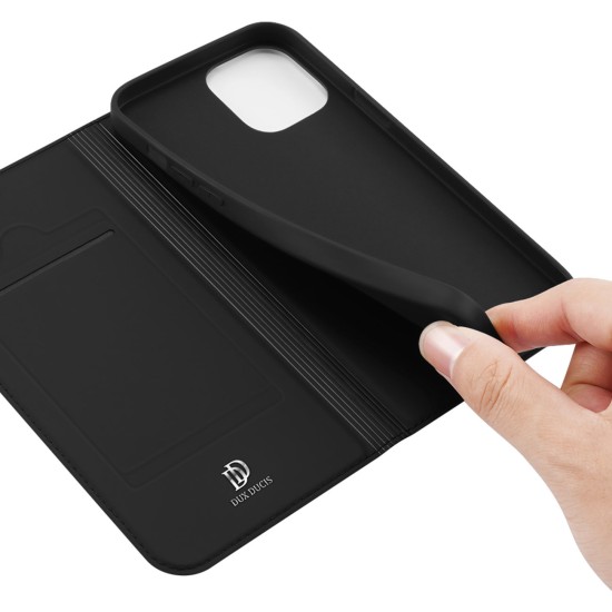 Dux Ducis Skin Pro Holster Flip Cover for iPhone 14 Μαύρο