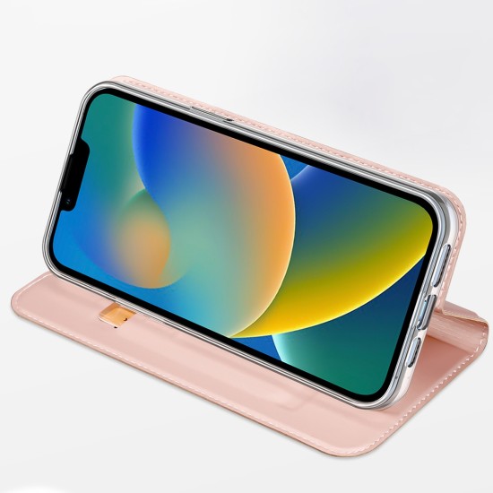 Dux Ducis Skin Pro Holster Flip Cover for iPhone 14 Χρυσό Dux Ducis Skin Pro Holster Flip Cover for iPhone 14 Χρυσό