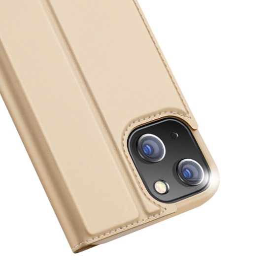 Dux Ducis Skin Pro Holster Flip Cover for iPhone 14 Χρυσό Dux Ducis Skin Pro Holster Flip Cover for iPhone 14 Χρυσό