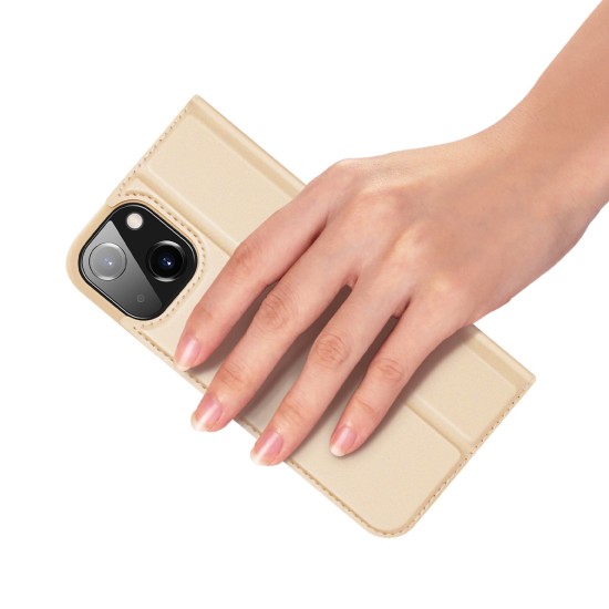 Dux Ducis Skin Pro Holster Flip Cover for iPhone 14 Χρυσό Dux Ducis Skin Pro Holster Flip Cover for iPhone 14 Χρυσό