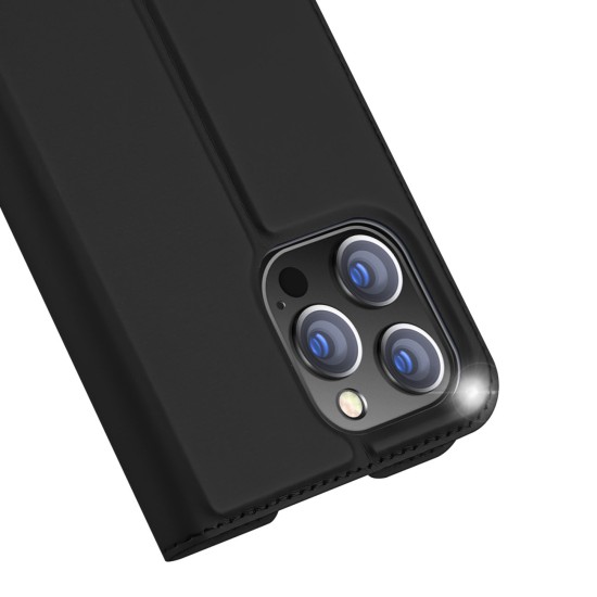 Dux Ducis Skin Pro Holster Flip Cover for iPhone 14 Pro Μαύρο Dux Ducis Skin Pro Holster Flip Cover for iPhone 14 Pro Μαύρο