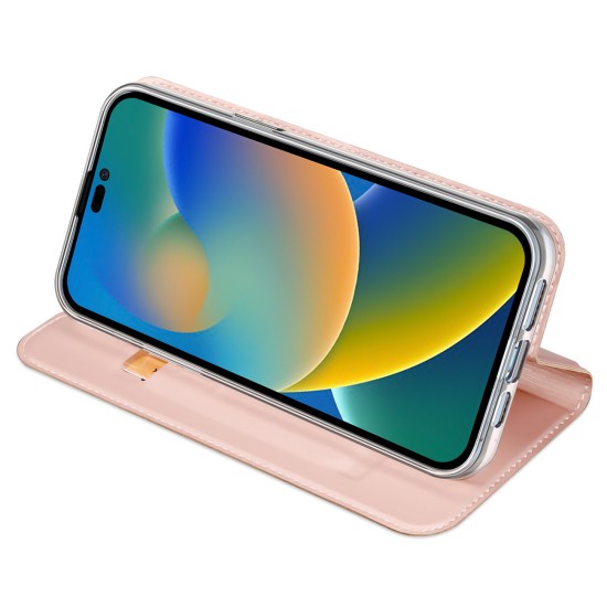 Dux Ducis Skin Pro Holster Flip Cover for iPhone 14 Pro Ροζ Dux Ducis Skin Pro Holster Flip Cover for iPhone 14 Pro Ροζ