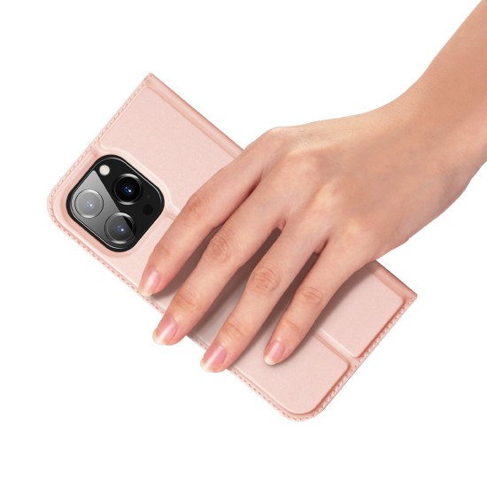 Dux Ducis Skin Pro Holster Flip Cover for iPhone 14 Pro Ροζ Dux Ducis Skin Pro Holster Flip Cover for iPhone 14 Pro Ροζ