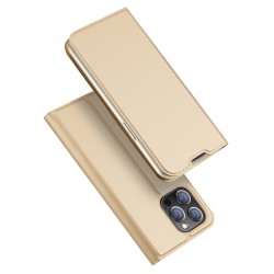 Dux Ducis Skin Pro Holster Flip Cover for iPhone 14 Pro Χρυσό