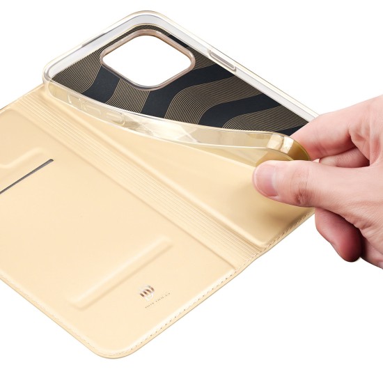 Dux Ducis Skin Pro Holster Flip Cover for iPhone 14 Pro Χρυσό Dux Ducis Skin Pro Holster Flip Cover for iPhone 14 Pro Χρυσό