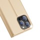  Dux Ducis Skin Pro Holster Case Flip Cover for iPhone 14 Pro Max Χρυσό