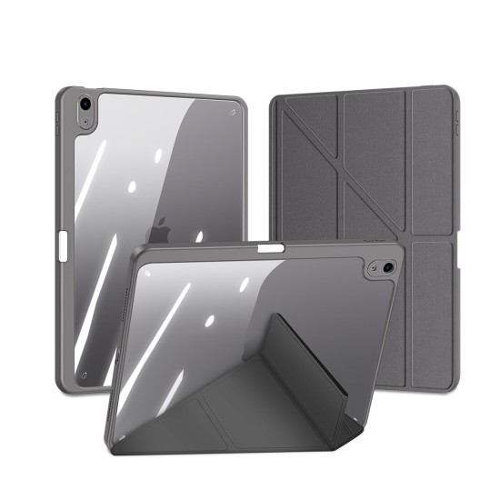 Dux Ducis Magi Flip Cover Σιλικόνης Γκρι (iPad Air 2020/2022) with stand and storage