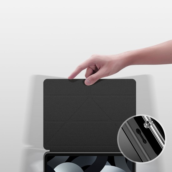 Dux Ducis Magi Flip Cover Σιλικόνης Γκρι (iPad Air 2020/2022) with stand and storage