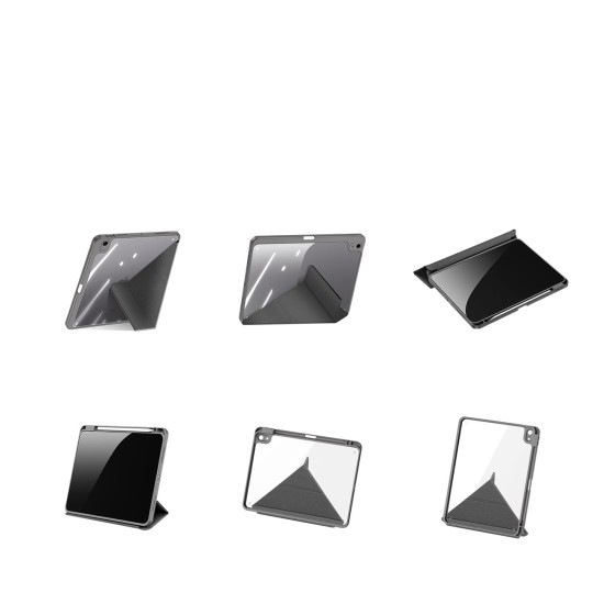 Dux Ducis Magi Flip Cover Σιλικόνης Γκρι (iPad Air 2020/2022) with stand and storage