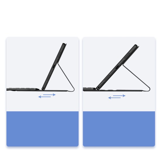 Dux Ducis Touchpad Keyboard Case Tablet Wireless Bluetooth Keyboard Samsung Galaxy Tab A8 10.5 Μαύρο
