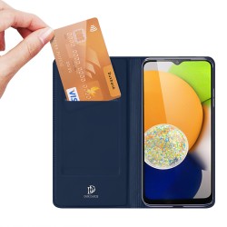 Dux Ducis Skin Pro Holster Cover for Samsung Galaxy A03 blue