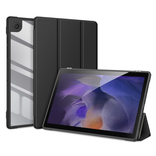Dux Ducis Toby Flip Cover Δερματίνης / Πλαστικό Μαύρο (Galaxy Tab A8 X200)