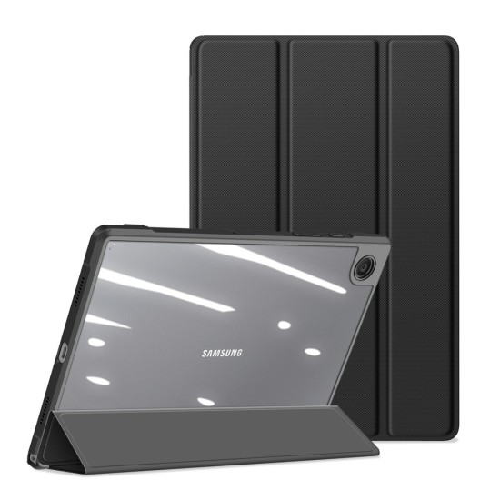 Dux Ducis Toby Flip Cover Δερματίνης / Πλαστικό Μαύρο (Galaxy Tab A8 X200)