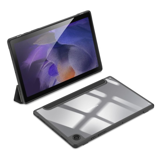 Dux Ducis Toby Flip Cover Δερματίνης / Πλαστικό Μαύρο (Galaxy Tab A8 X200)