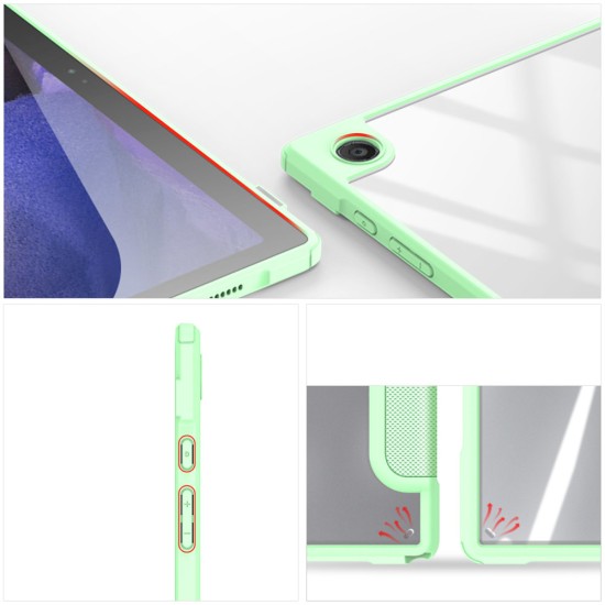 Dux Ducis Toby Flip Cover Δερματίνης / Πλαστικό Galaxy Tab A8 Πράσινο