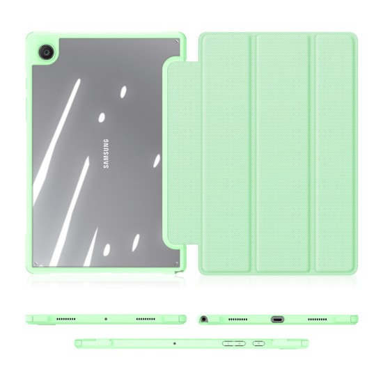 Dux Ducis Toby Flip Cover Δερματίνης / Πλαστικό Galaxy Tab A8 Πράσινο