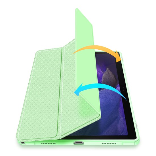 Dux Ducis Toby Flip Cover Δερματίνης / Πλαστικό Galaxy Tab A8 Πράσινο