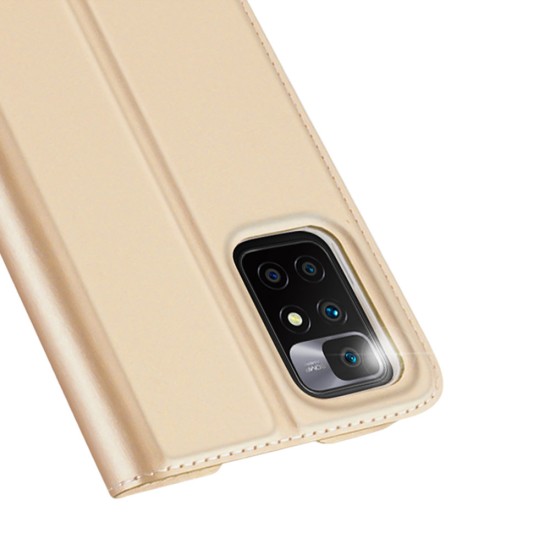 Dux Ducis Skin Pro Bookcase type case for Xiaomi Redmi 10 χρυσό Dux Ducis Skin Pro Bookcase type case for Xiaomi Redmi 10 χρυσό