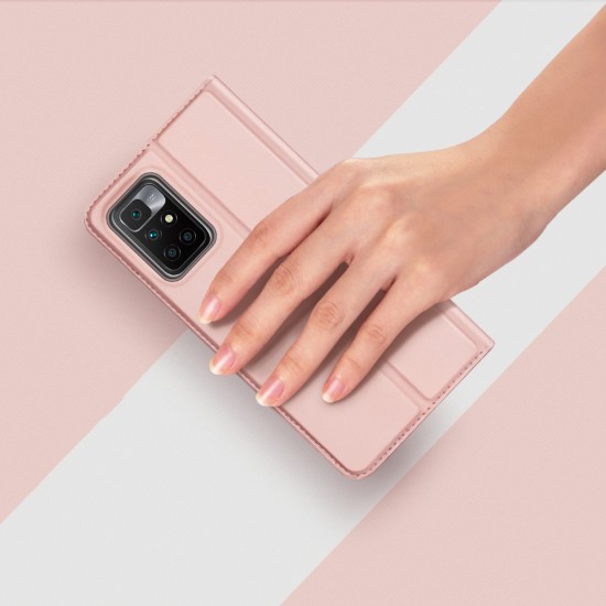 Dux Ducis Skin Pro Bookcase type case for Xiaomi Redmi 10 χρυσό Dux Ducis Skin Pro Bookcase type case for Xiaomi Redmi 10 χρυσό