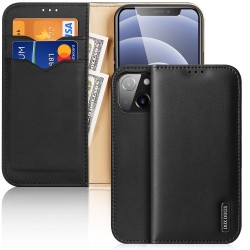 Dux Ducis Hivo Δερμάτινη Θήκη με Βάση Στήριξης για iPhone 13 Μαύρο