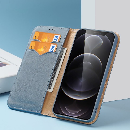 Dux Ducis Hivo Δερμάτινη Θήκη με Βάση Στήριξης για iPhone 13 Pro Μαύρο