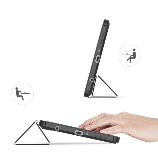 Dux Ducis Toby θωρακισμένο σκληρό έξυπνο κάλυμμα για Samsung Galaxy Tab A7 Lite (T220 / T225) με θή