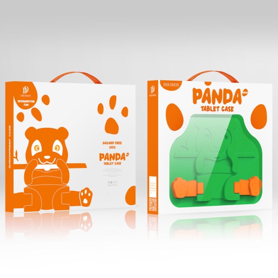 Dux Ducis Panda kids safe soft Θήκη tablet για Samsung Galaxy Tab A7 10.4'' 2020 πράσινο