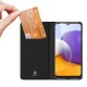 Dux Ducis Skin Pro Bookcase type case για Samsung Galaxy A22 4G Μαύρο