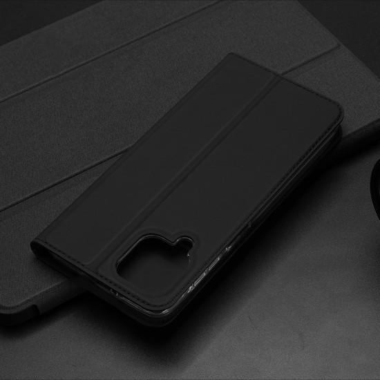 Dux Ducis Skin Pro Bookcase type case για Samsung Galaxy A22 4G Μαύρο
