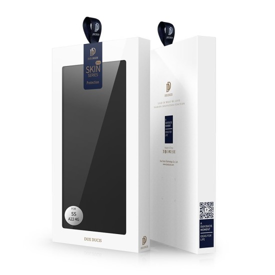 Dux Ducis Skin Pro Bookcase type case για Samsung Galaxy A22 4G Μαύρο