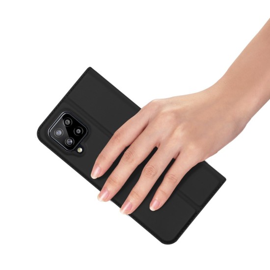 Dux Ducis Skin Pro Bookcase type case για Samsung Galaxy A22 4G Μαύρο