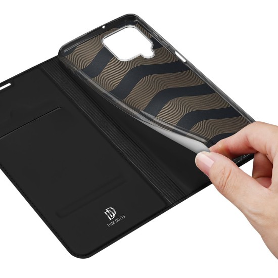 Dux Ducis Skin Pro Bookcase type case για Samsung Galaxy A22 4G Μαύρο