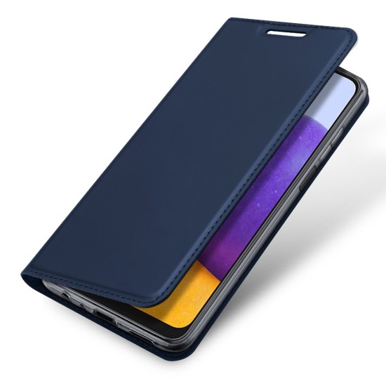 Dux Ducis Skin Pro Bookcase type case για Samsung Galaxy A22 4G Μπλε