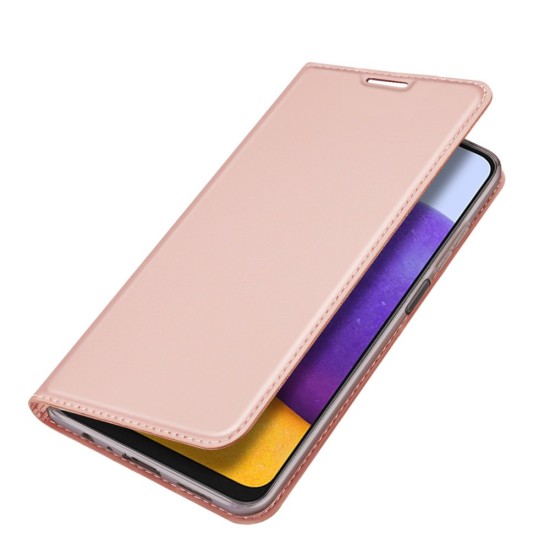 Dux Ducis Skin Pro Bookcase type case για Samsung Galaxy A22 4G Ροζ