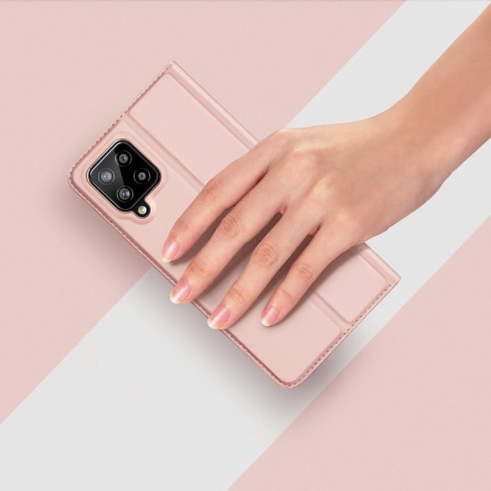 Dux Ducis Skin Pro Bookcase type case για Samsung Galaxy A22 4G Ροζ