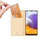 Dux Ducis Skin Pro Bookcase type case για Samsung Galaxy A22 4G Χρυσό