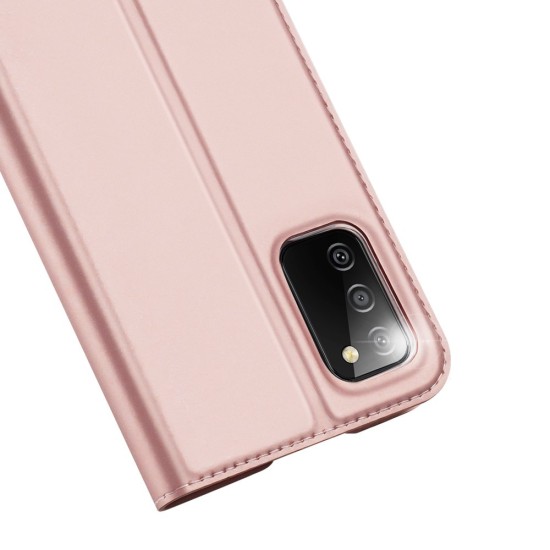 Dux Ducis Skin Pro Bookcase type case για Samsung Galaxy A02s EU Ροζ