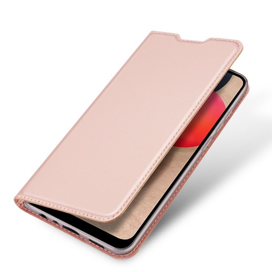 Dux Ducis Skin Pro Bookcase type case για Samsung Galaxy A02s EU Ροζ