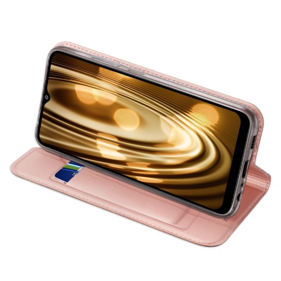 Dux Ducis Skin Pro Bookcase type case για Samsung Galaxy A02s EU Ροζ