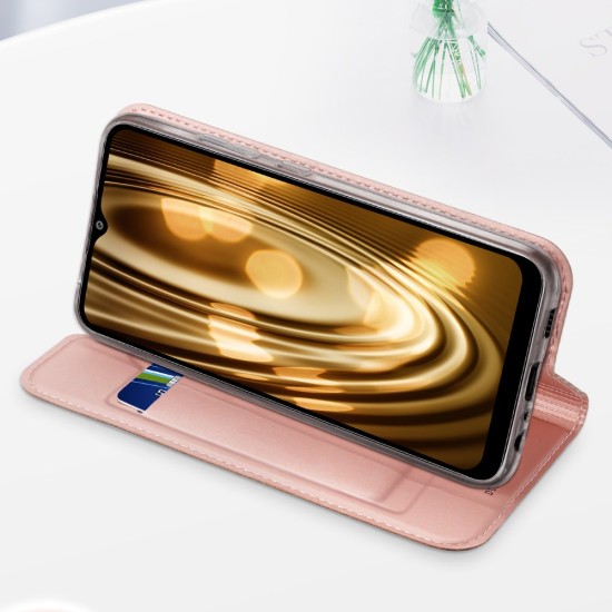 Dux Ducis Skin Pro Bookcase type case για Samsung Galaxy A02s EU Ροζ